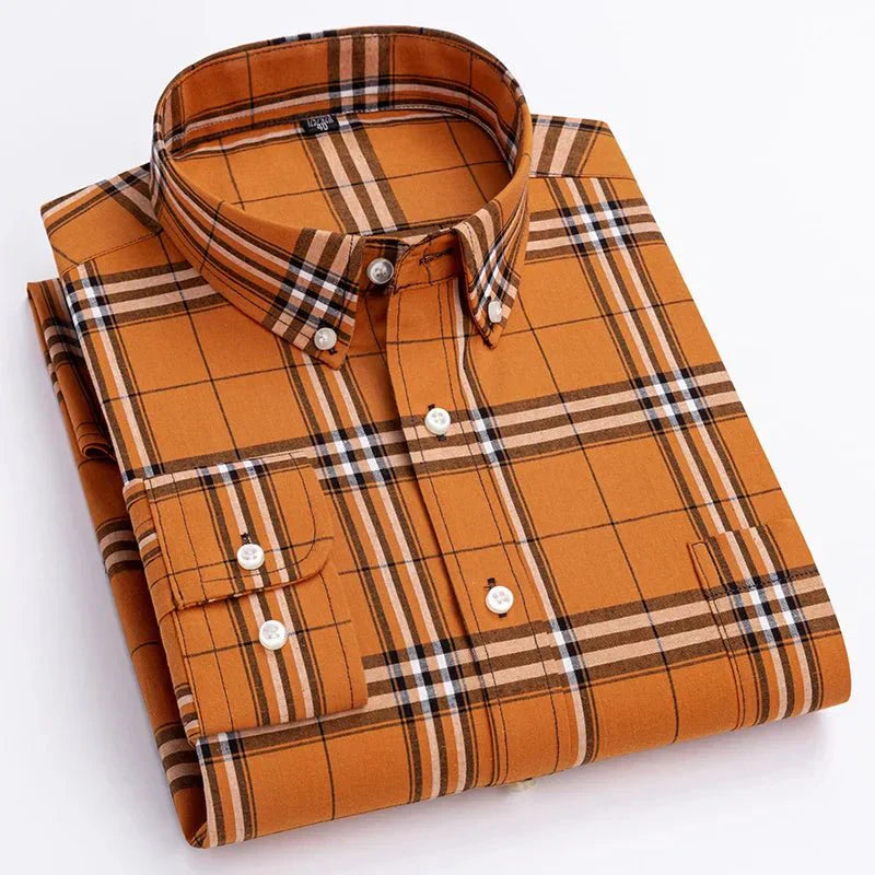 Corey | Plaid Button-Down Casual Shirt