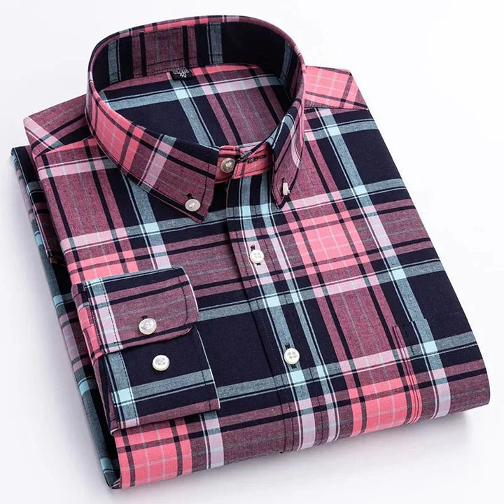 Corey | Plaid Button-Down Casual Shirt