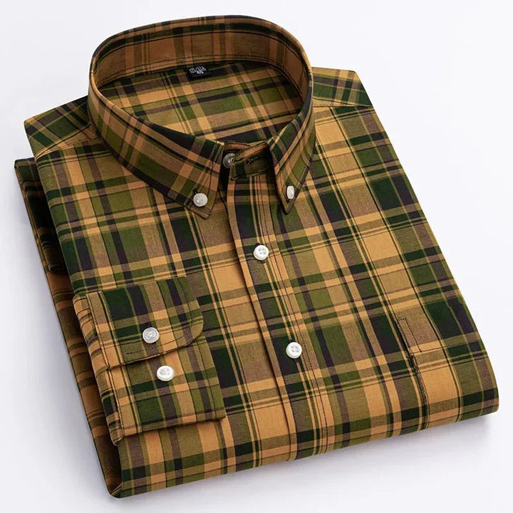 Corey | Plaid Button-Down Casual Shirt