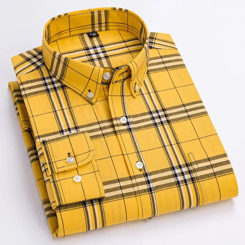 Corey | Plaid Button-Down Casual Shirt