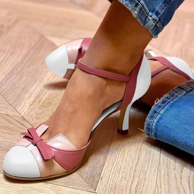Matilde | Bow-Front Mary Jane Heels