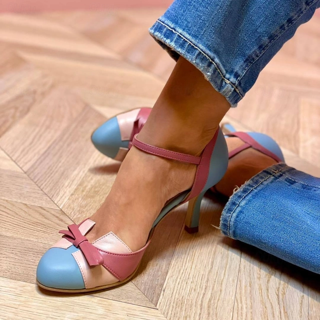 Matilde | Bow-Front Mary Jane Heels