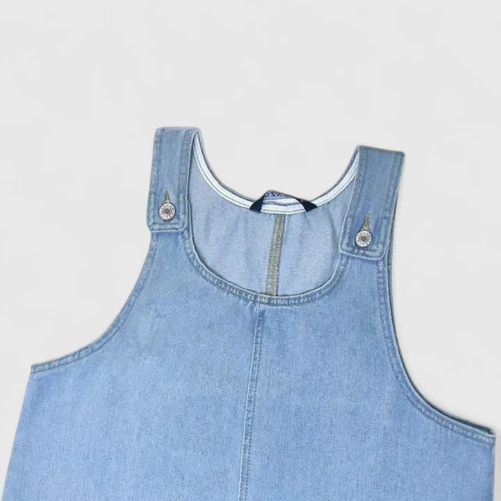 Alissia | Denim Pocket Midi Dress