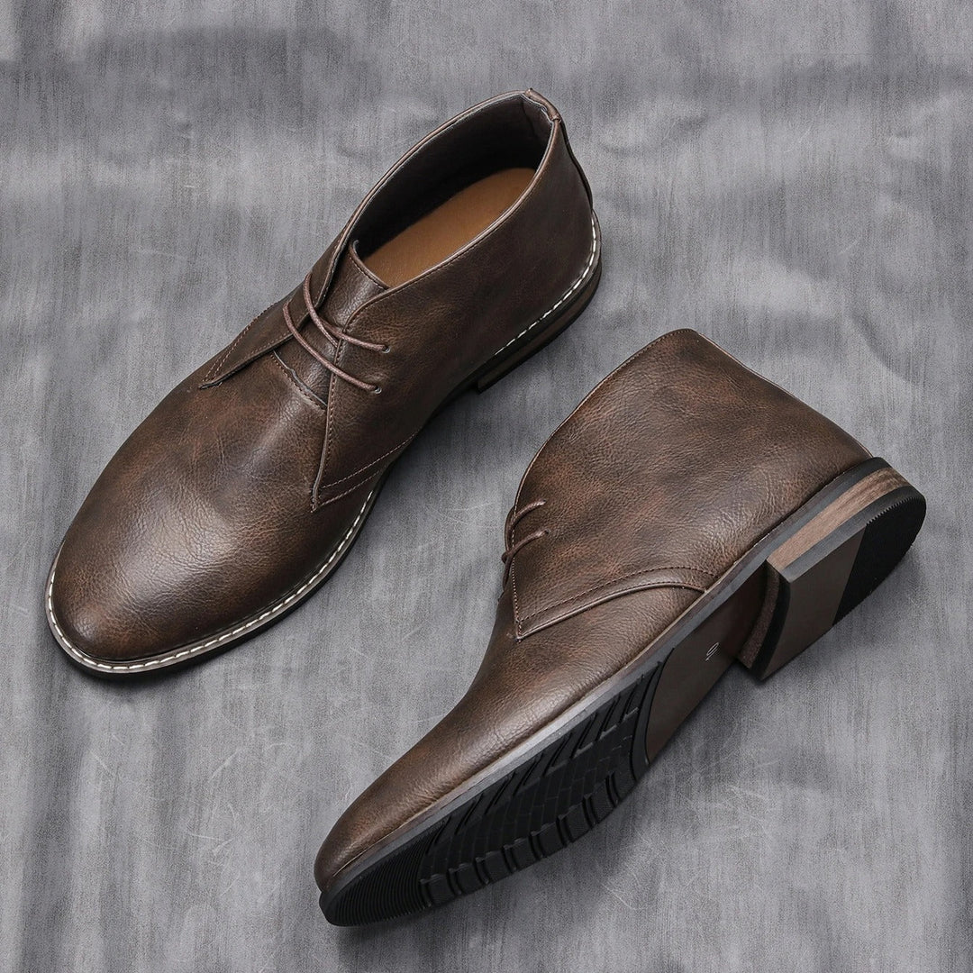 Preston | Classic Lace-Up Ankle Boots