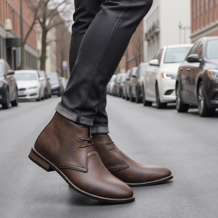 Preston | Classic Lace-Up Ankle Boots