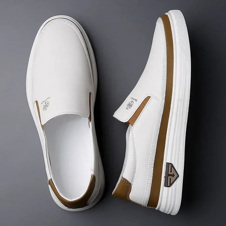 Arturo | Low-Top Slip-On Contrast Sole Shoes