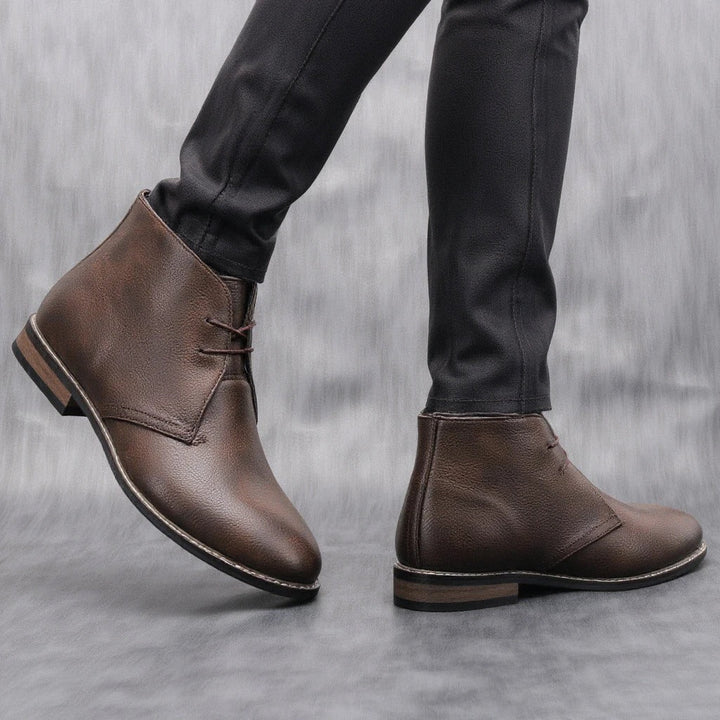 Preston | Classic Lace-Up Ankle Boots