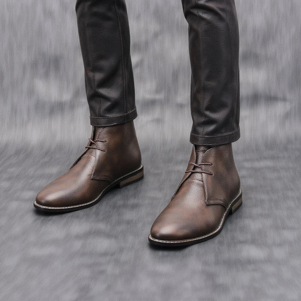 Preston | Classic Lace-Up Ankle Boots