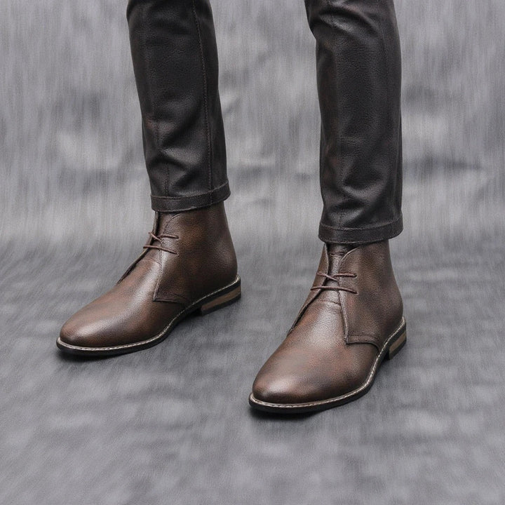 Preston | Classic Lace-Up Ankle Boots