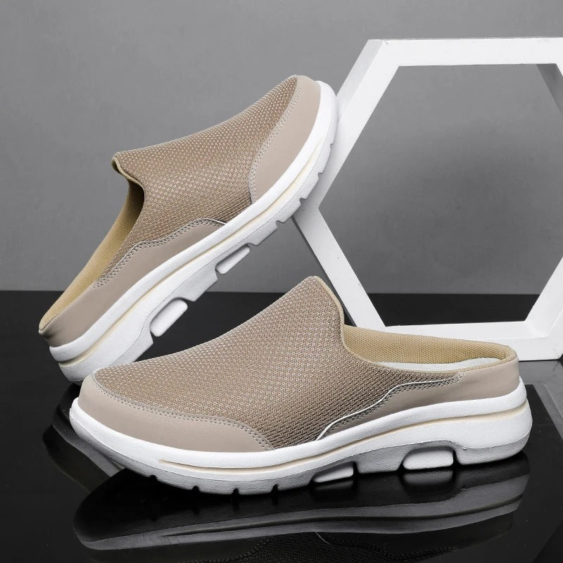 Brice | Closed Toe Slip-On Mule Sliders