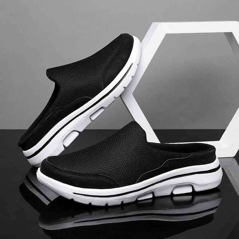 Brice | Closed Toe Slip-On Mule Sliders