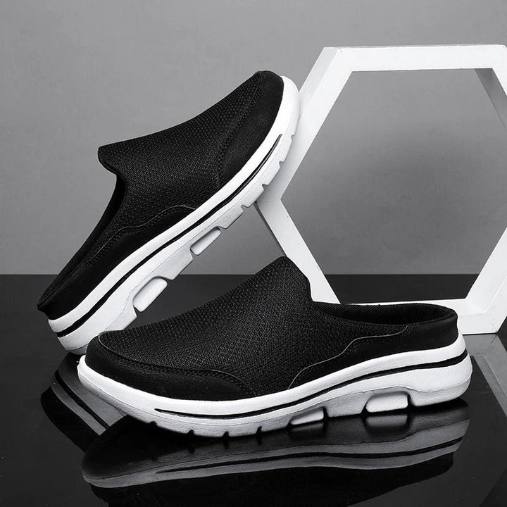 Brice | Closed Toe Slip-On Mule Sliders