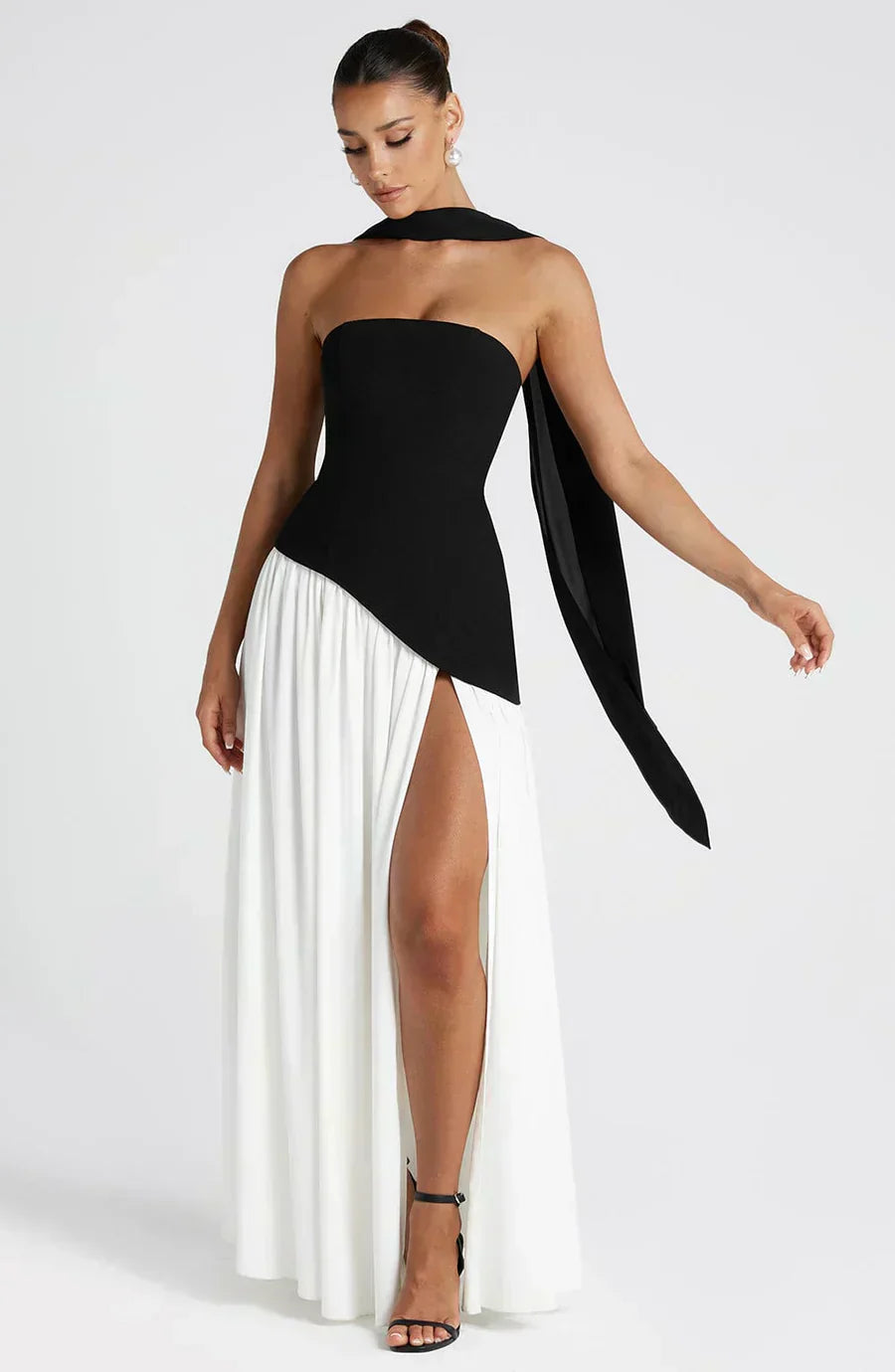 Sheila | Asymmetric Maxi Formal Dress