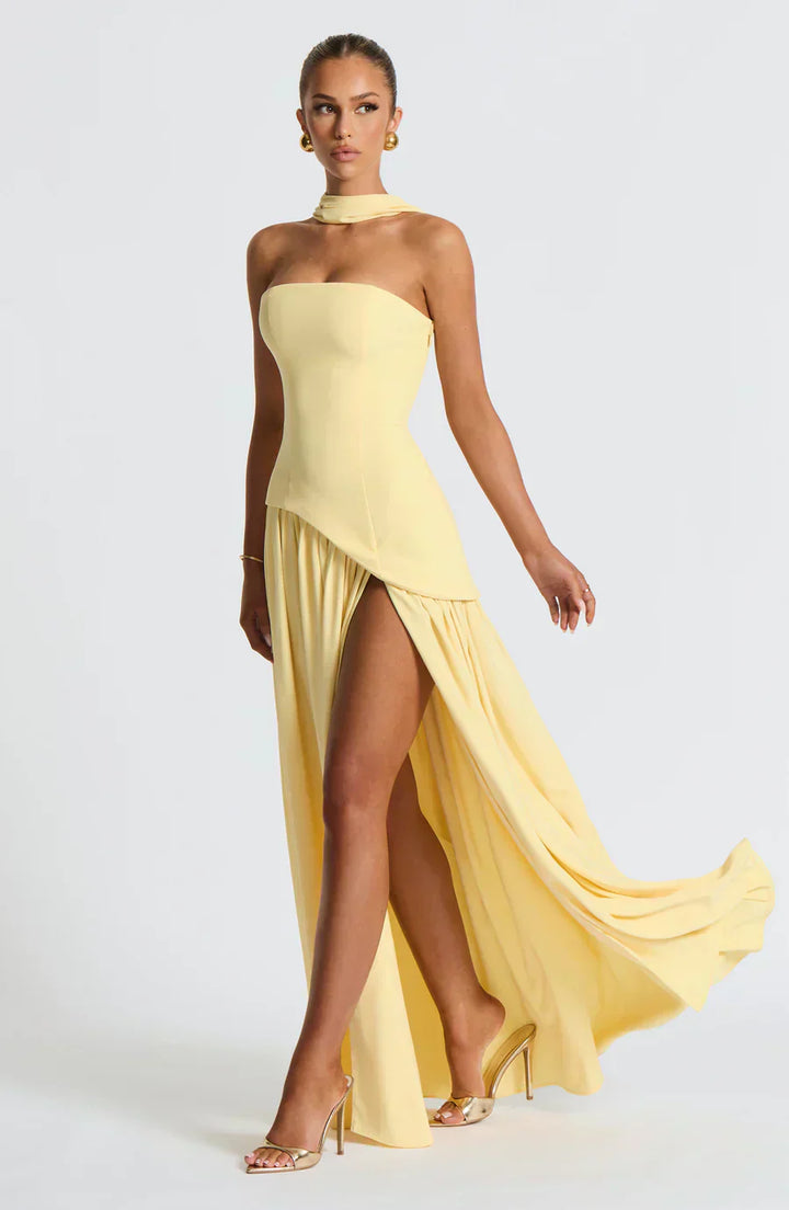 Sheila | Asymmetric Maxi Formal Dress