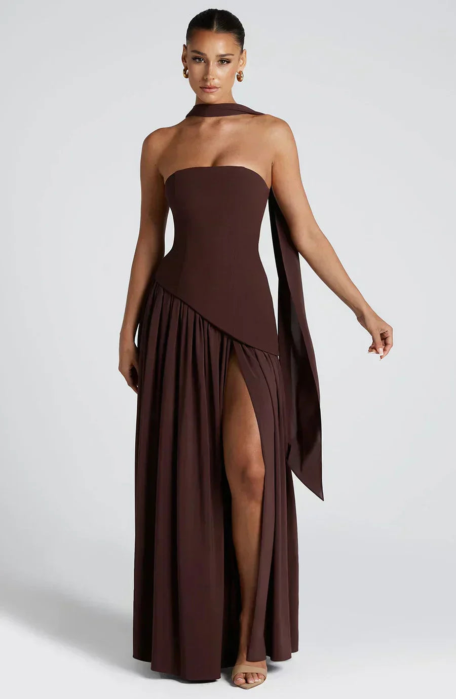 Sheila | Asymmetric Maxi Formal Dress