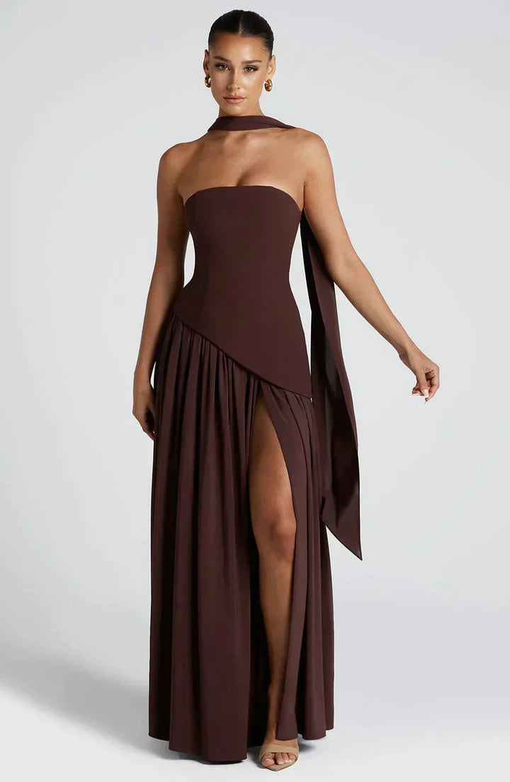 Sheila | Asymmetric Maxi Formal Dress