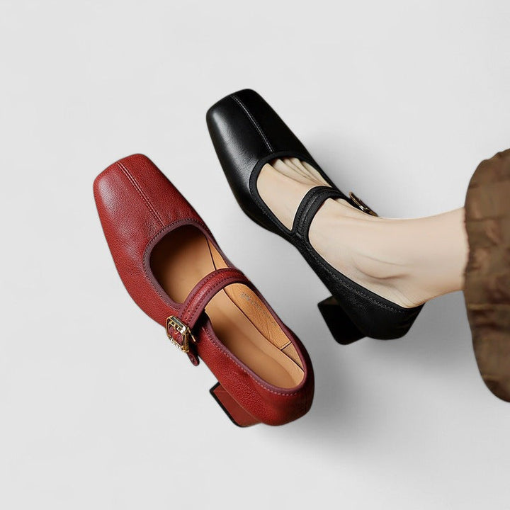 Basma | Double Strap Mary Jane Flats