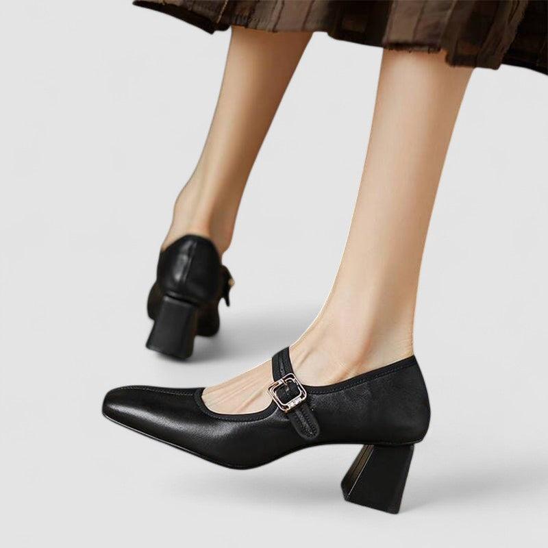 Basma | Double Strap Mary Jane Flats