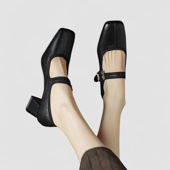 Basma | Double Strap Mary Jane Flats