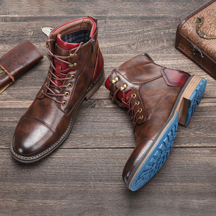 Adrian | Ankle-High Lace-Up Sneakers