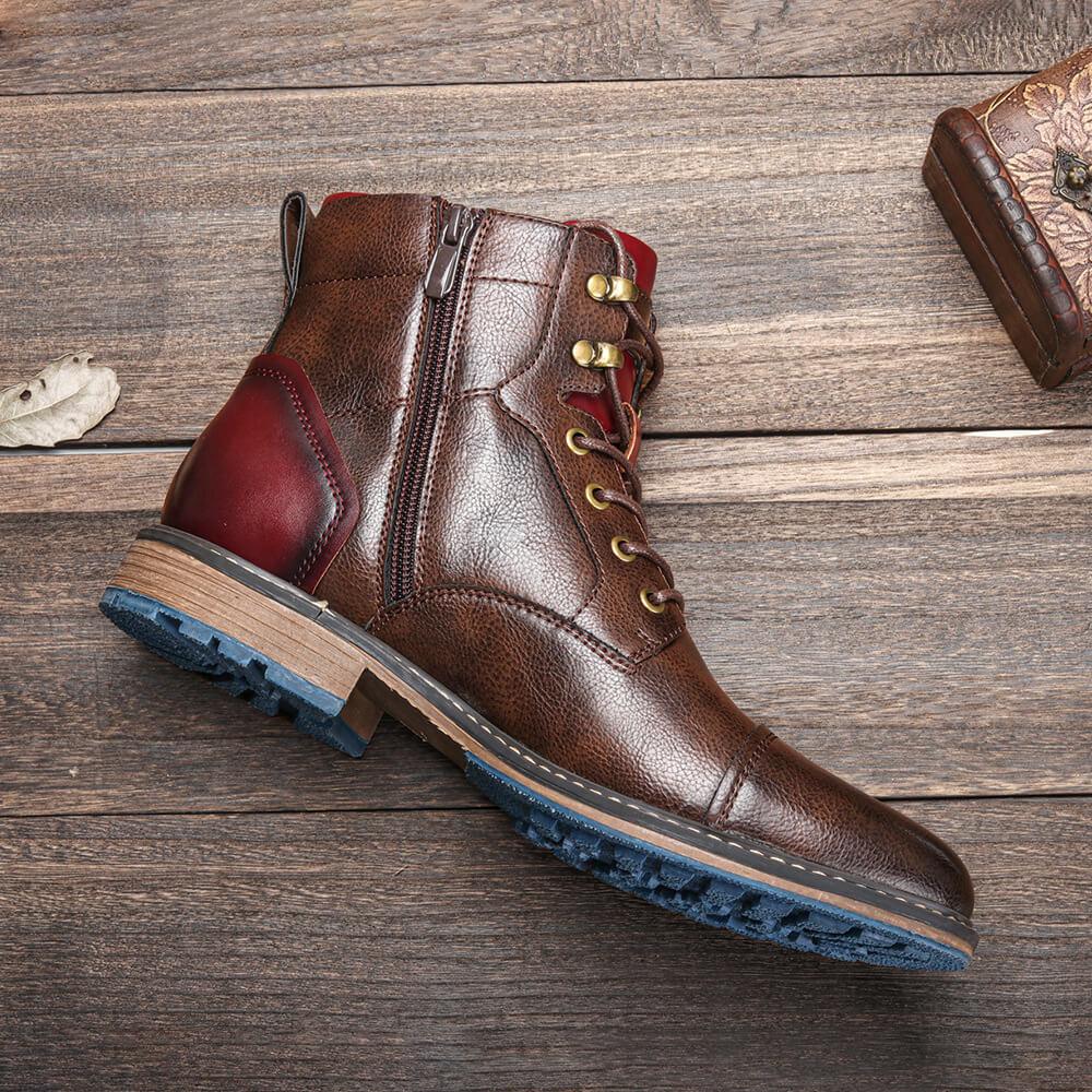 Adrian | Ankle-High Lace-Up Sneakers