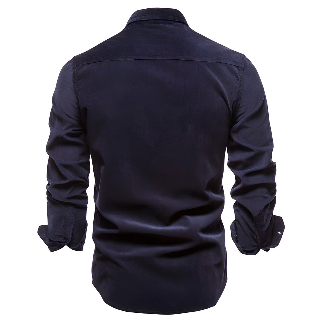 Adam | Military Style Long Sleeve Shirt