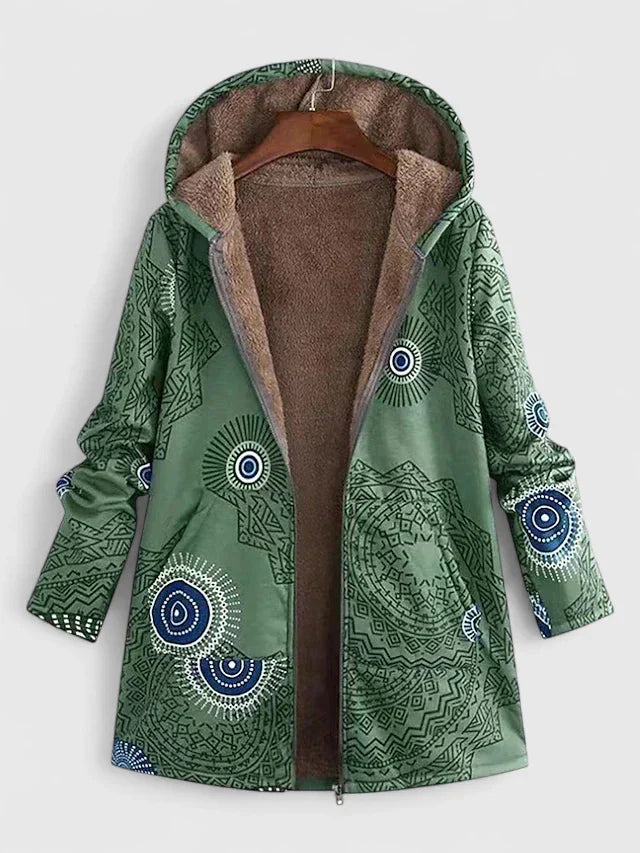 Anera | Mandala Pattern Parka Coat