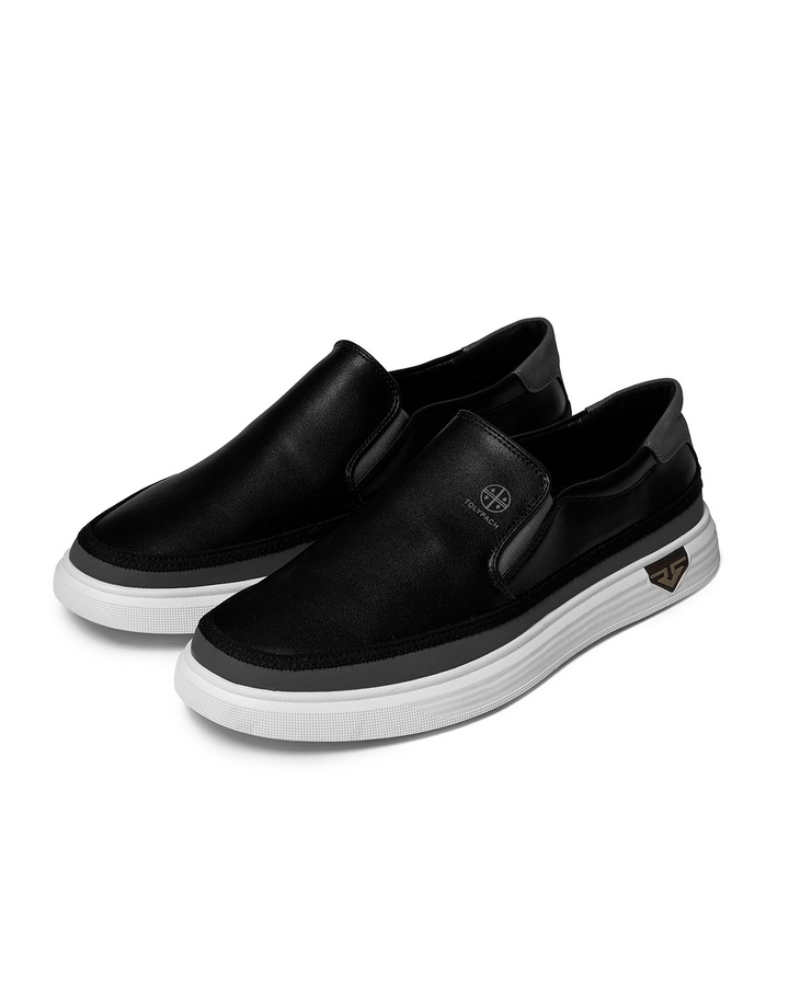 Arturo | Low-Top Slip-On Contrast Sole Shoes