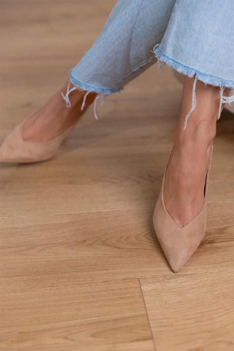 Augusta | Pointed-Toe Slingback Heels