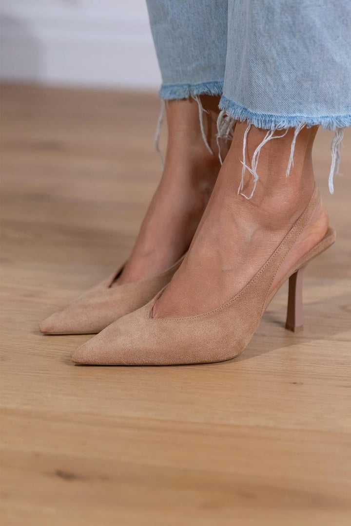 Augusta | Pointed-Toe Slingback Heels