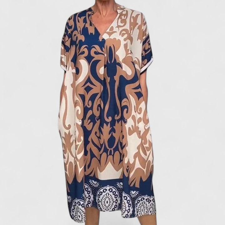Arlette | V-Neck Flowy Comfort Dress