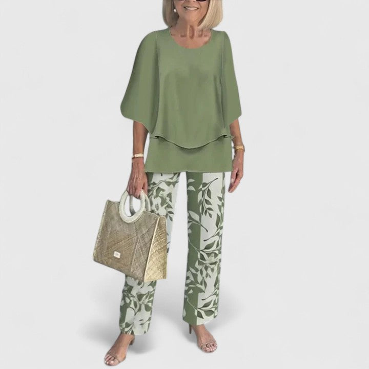 Poppy | Printed Pants Set