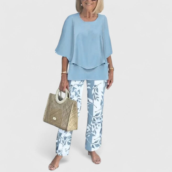 Poppy | Printed Pants Set