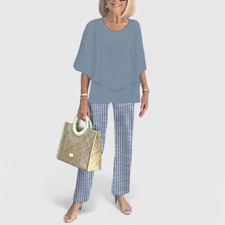 Poppy | Printed Pants Set