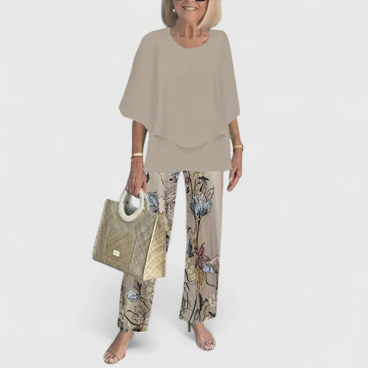 Poppy | Printed Pants Set