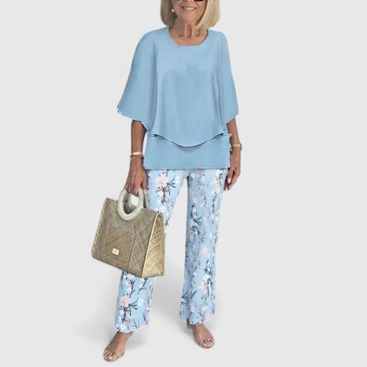 Poppy | Printed Pants Set