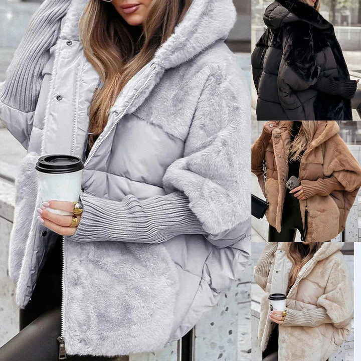 Lia | Hooded Faux Fur Puffer Jacket