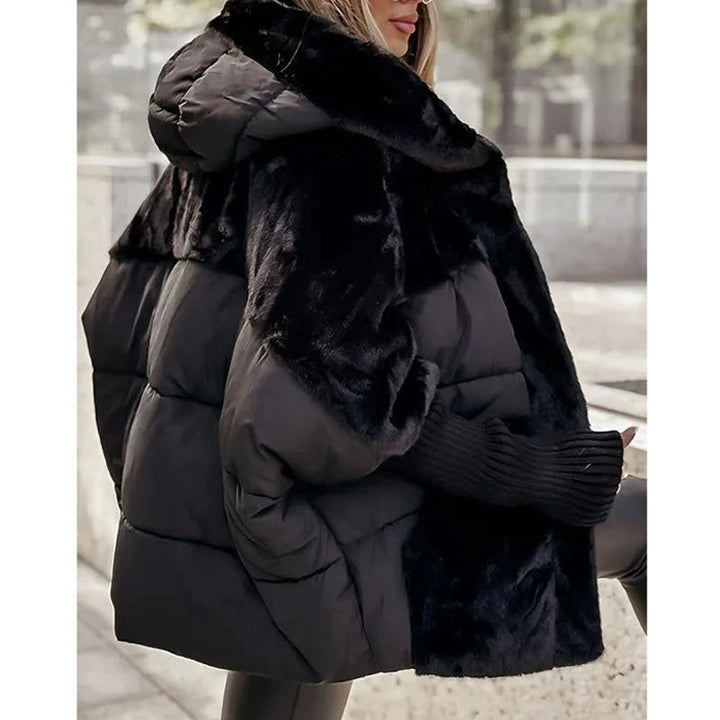 Lia | Hooded Faux Fur Puffer Jacket