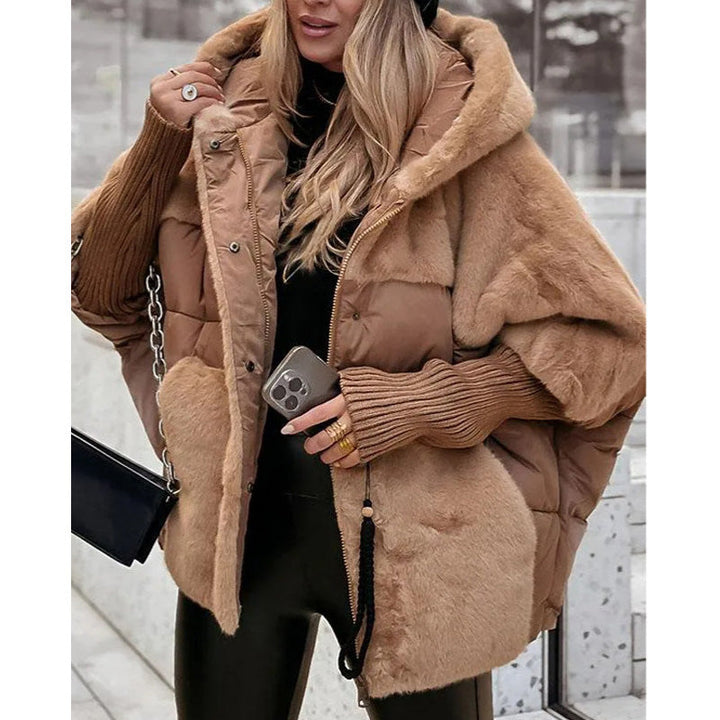 Lia | Hooded Faux Fur Puffer Jacket