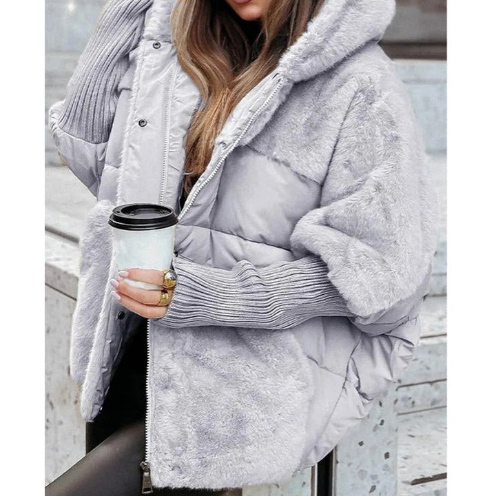 Lia | Hooded Faux Fur Puffer Jacket