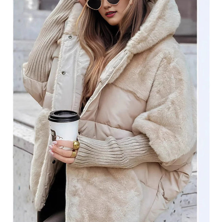 Lia | Hooded Faux Fur Puffer Jacket