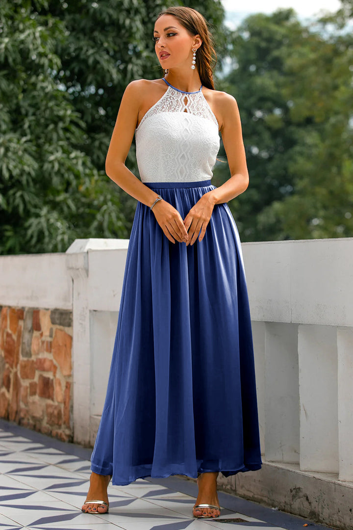 Astra | Halter Maxi Evening Dress