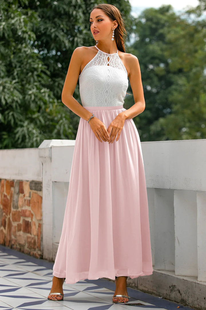 Astra | Halter Maxi Evening Dress