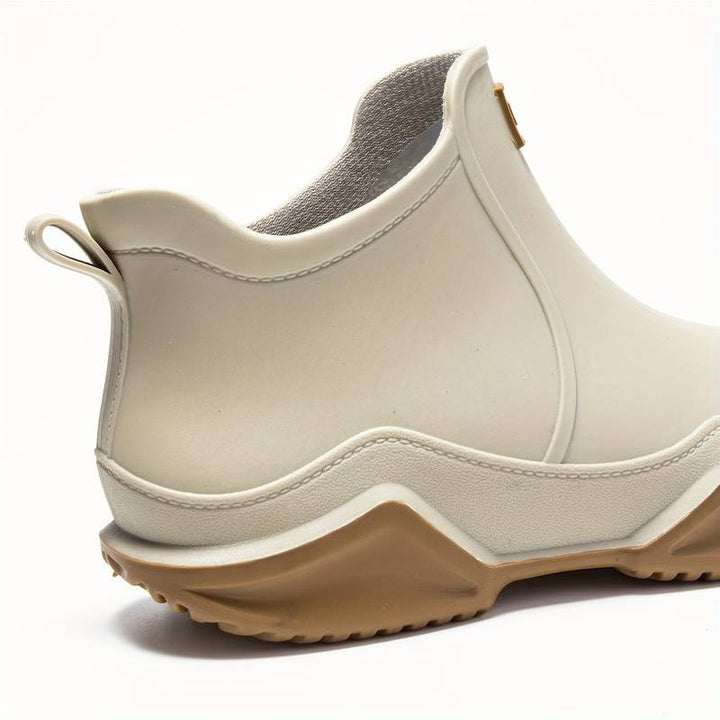 Keeley | Slip-On Ankle Rain Boots Chunky Sole