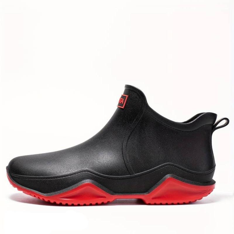 Keeley | Slip-On Ankle Rain Boots Chunky Sole