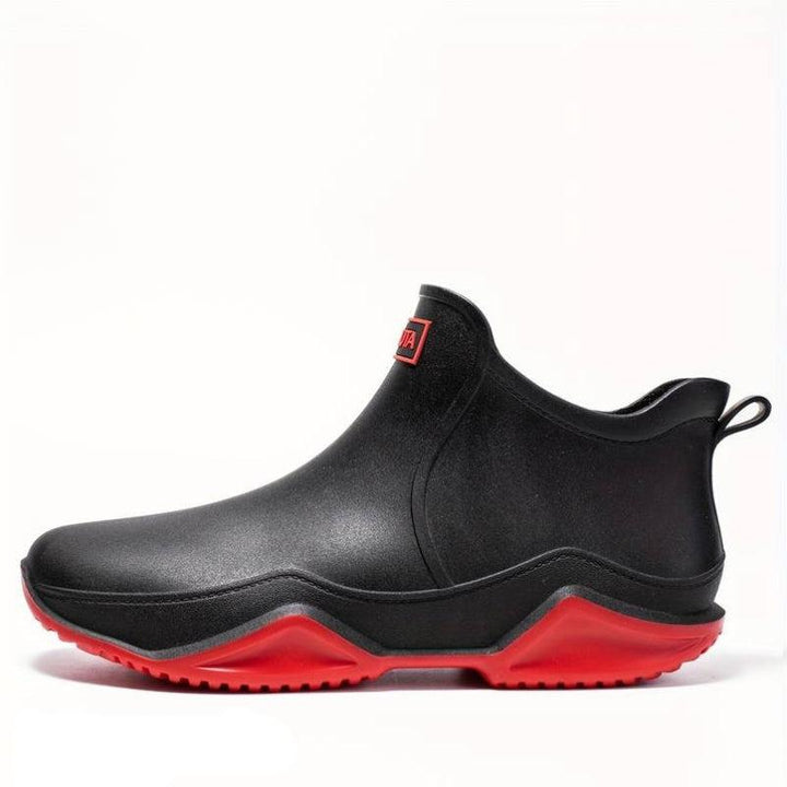 Keeley | Slip-On Ankle Rain Boots Chunky Sole