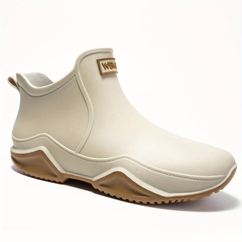 Keeley | Slip-On Ankle Rain Boots Chunky Sole