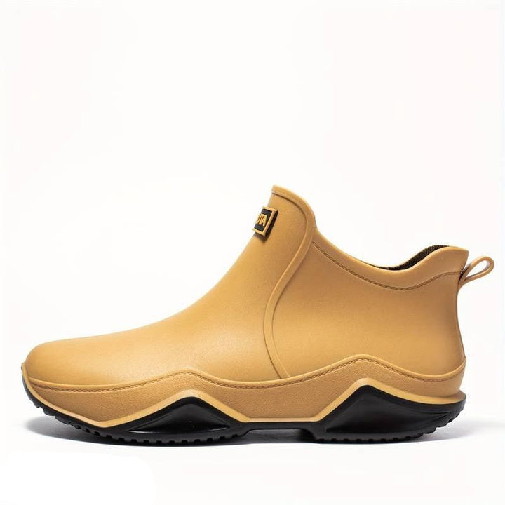 Keeley | Slip-On Ankle Rain Boots Chunky Sole