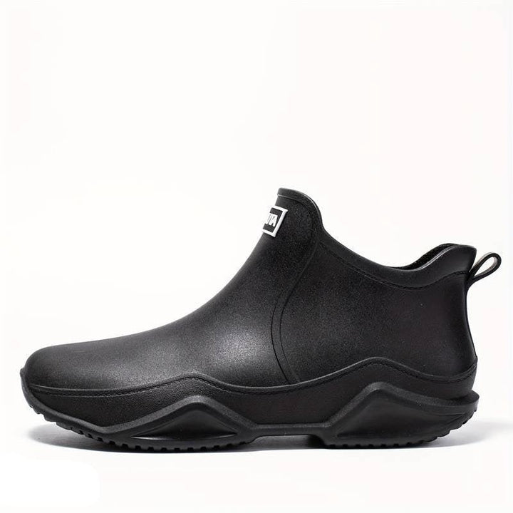 Keeley | Slip-On Ankle Rain Boots Chunky Sole