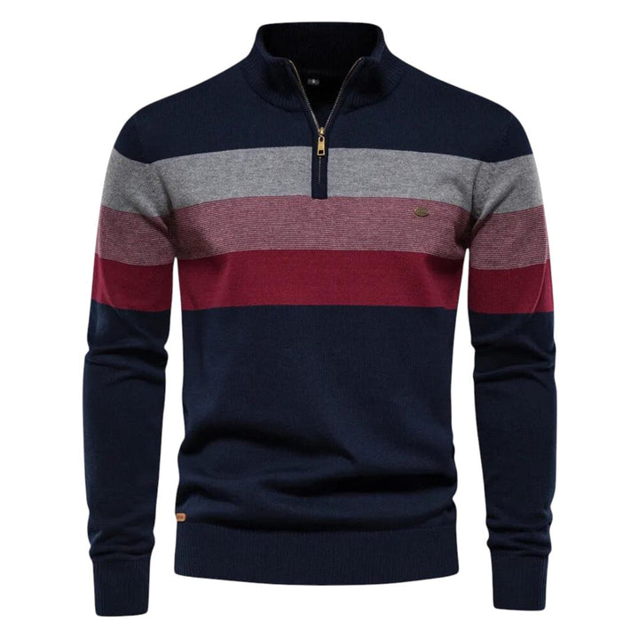 Alden | Modern Zip Collar Sweater
